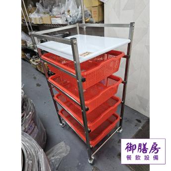 抽屜型洗菜籃架